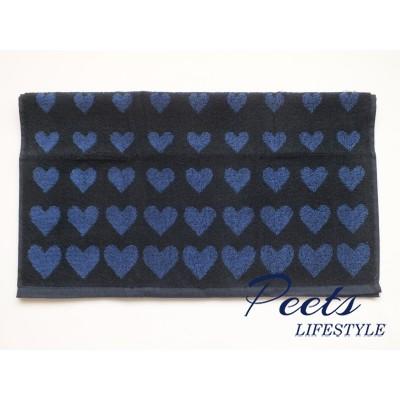 Handdoek Hearts Dark Blue